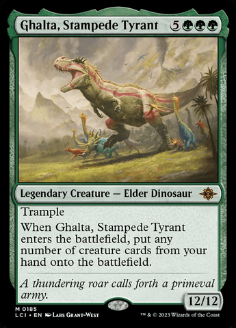 Magic the Gathering - The Lost Caverns of Ixalan - Ghalta, Stampede Tyrant