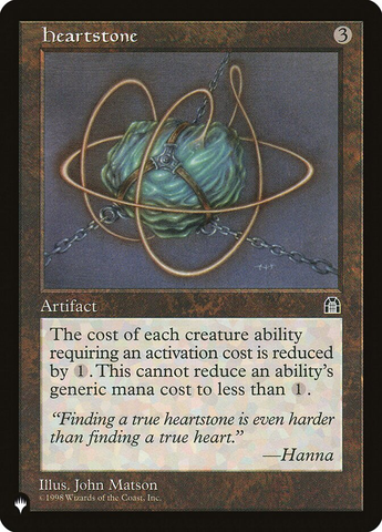 Magic the Gathering - Mystery Booster/The List - Heartstone (Stronghold)