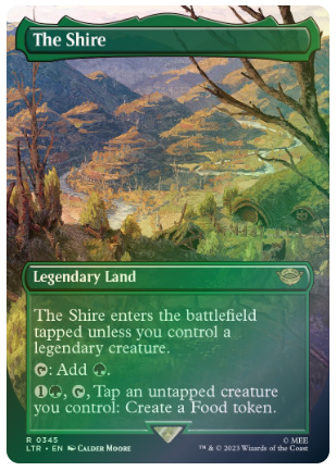Magic the Gathering - The Lord of the Rings: Tales of Middle-earth - The Shire (Borderless) - Foil