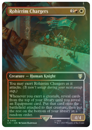 Magic the Gathering -  The Lord of the Rings: Tales of Middle-earth - Rohirrim Chargers - Borderless - Foil
