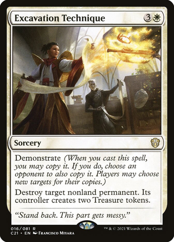 Magic the Gathering - Commander 2021 - Excavation Technique