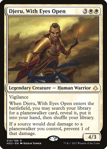Magic the Gathering - Hour of Devastation - Djeru, With Eyes Open