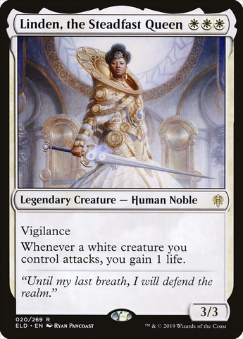 Magic the Gathering - Throne of Eldraine - Linden, the Steadfast Queen