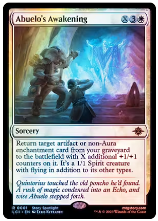 Magic the Gathering - The Lost Caverns of Ixalan - Abuelo's Awakening - Foil