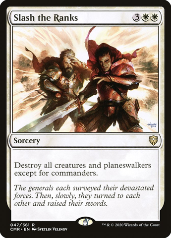 Magic the Gathering - Commander Legends - Slash the Ranks