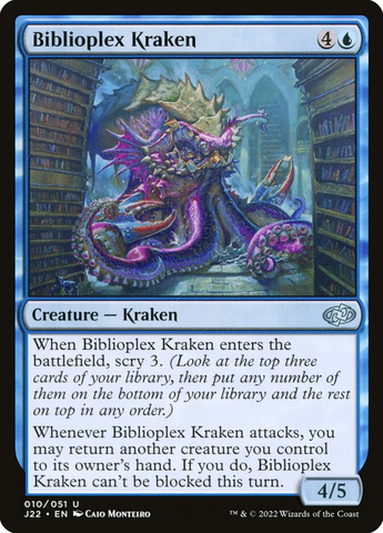 Magic the Gathering - Jumpstart 2022 - Biblioplex Kraken