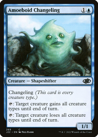 Magic the Gathering - Jumpstart 2022 -  Amoeboid Changeling