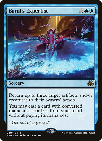 Magic the Gathering - Aether Revolt - Baral's Expertise