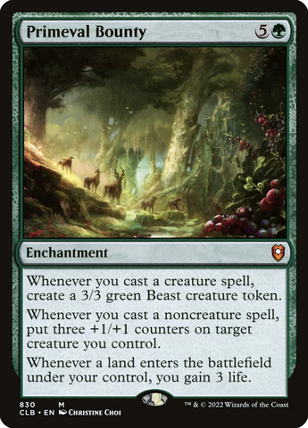 Magic the Gathering - Commander Legends: Battle for Baldur's Gate  - Primeval Bounty