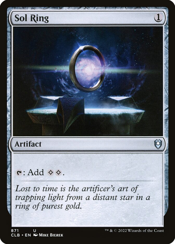 Magic the Gathering - Commander Legends: Battle for Baldur's Gate - Sol Ring
