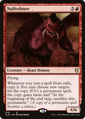Magic the Gathering - Commander Legends: Battle for Baldur's Gate - Nalfeshnee