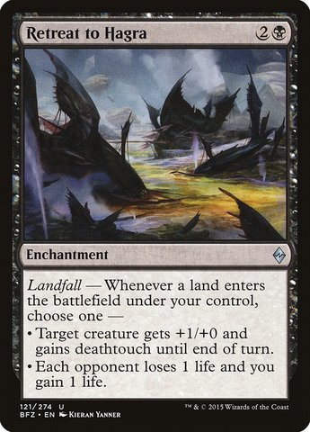 Magic the Gathering - Battle for Zendikar - Retreat to Hagra