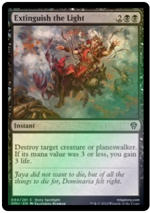 Magic the Gathering - Dominaria United - Extinguish the Light - Foil