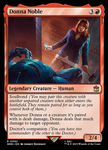 Magic the Gathering - Universes Beyond: Doctor Who - Donna Noble