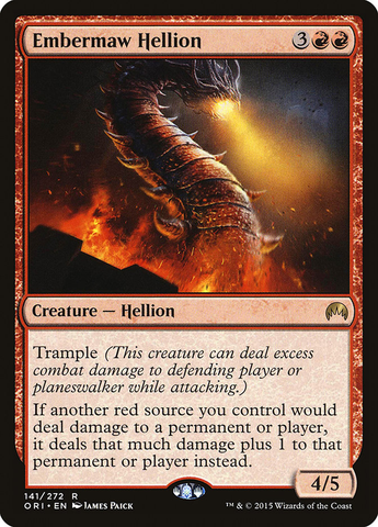 Magic the Gathering - Magic Origins - Embermaw Hellion