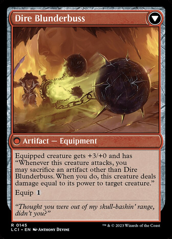 Magic the Gathering - The Lost Caverns of Ixalan - Dire Flail