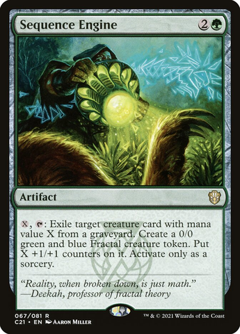 Magic the Gathering - Commander 2021 - Sequence Engine