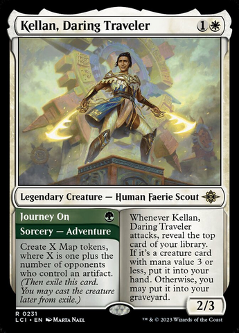 Magic the Gathering - The Lost Caverns of Ixalan - Kellan, Daring Traveler