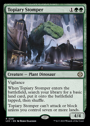 Magic the Gathering - The Lost Caverns of Ixalan Commander - Topiary Stomper