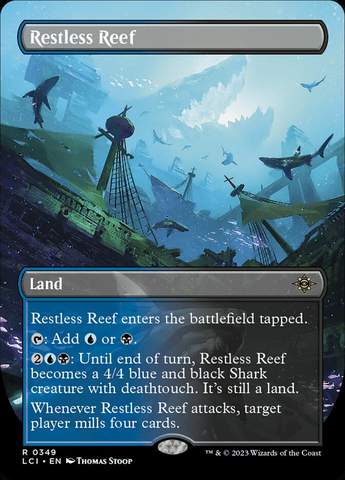 Magic the Gathering - The Lost Caverns of Ixalan - Restless Reef (Borderless)