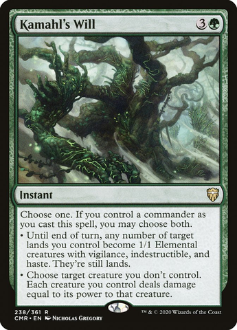 Magic the Gathering - Commander Legends - Kamahl's Will