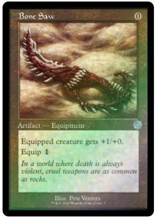 Magic the Gathering - The Brothers' War Retro Artifacts - Bone Saw - Foil
