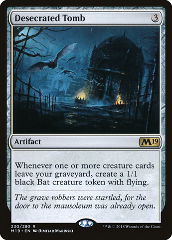 Magic the Gathering - Core Set 2019 - Desecrated Tomb