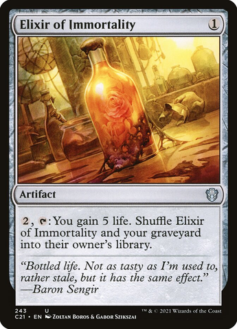 Magic the Gathering - Commander 2021 - Elixir of Immortality