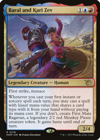 Magic the Gathering - March of the Machine - Baral and Kari Zev