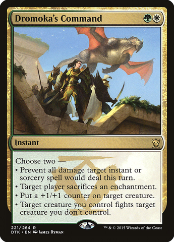 Magic the Gathering - Dragons of Tarkir - Dromoka's Command