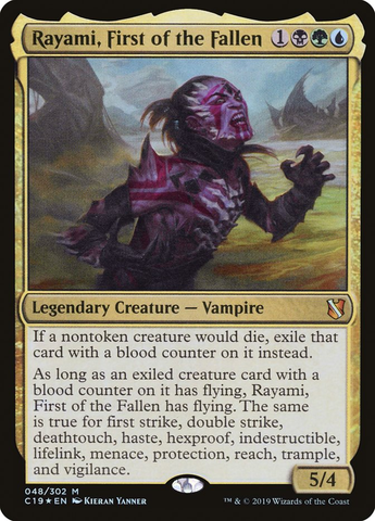 Magic the Gathering - Commander 2019 - Rayami, First of the Fallen - FOIL