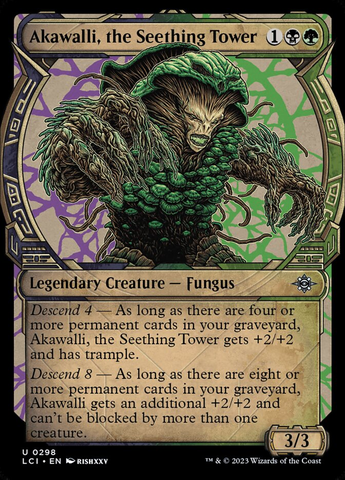 Magic the Gathering - The Lost Caverns of Ixalan - Akawalli, the Seething Tower (Showcase)