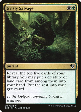 Magic the Gathering - Commander 2020 - Grisly Salvage