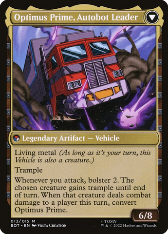 Magic the Gathering - Universes Beyond: Transformers - Optimus Prime, Hero