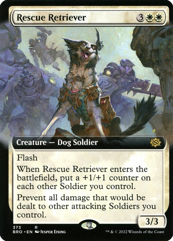 Magic the Gathering - The Brothers' War - Rescue Retriever (Extended Art)
