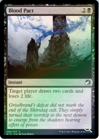 Magic the Gathering - Innistrad: Midnight Hunt - Blood Pact - FOIL