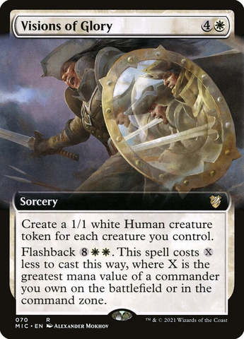 Magic the Gathering - Innistrad: Midnight Hunt - Visions of Glory (Extended Art)