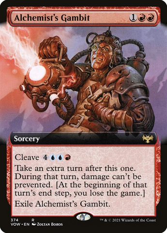 Magic the Gathering - Innistrad: Crimson Vow - Alchemist's Gambit (Extended Art)
