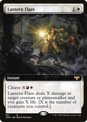 Magic the Gathering - Innistrad: Crimson Vow - Lantern Flare (Extended Art)