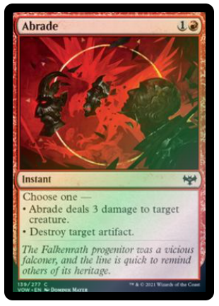 Magic the Gathering - Innistrad: Crimson Vow - Abrade - Foil