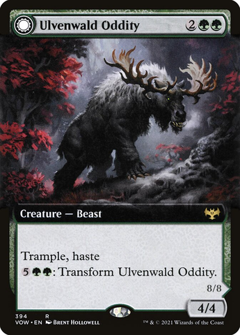 Magic the Gathering - Innistrad: Crimson Vow - Ulvenwald Oddity (Extended Art)