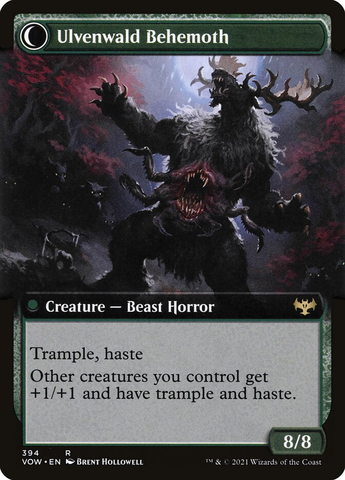 Magic the Gathering - Innistrad: Crimson Vow - Ulvenwald Oddity (Extended Art)
