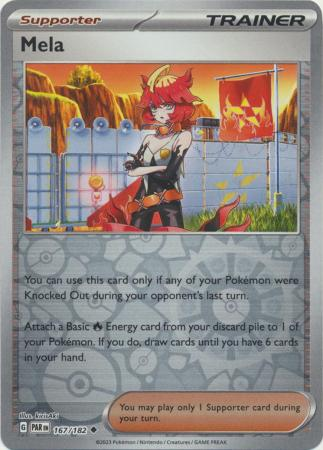 Pokemon TCG - Scarlet & Violet: Paradox Rift - Mela - 167/182 - Reverse Holo