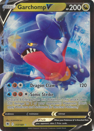 Pokemon TCG - Sword & Shield: Astral Radiance - Garchomp V - 117/189 - Ultra Rare