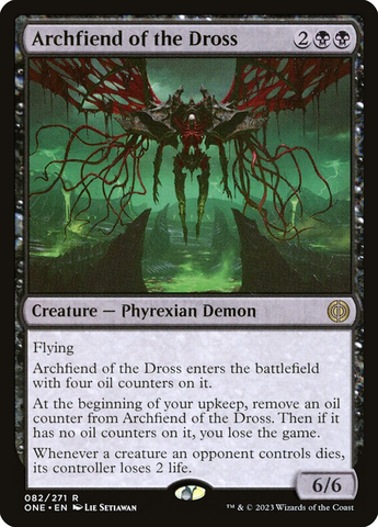 Magic the Gathering - Phyrexia: All Will Be One - Archfiend of the Dross