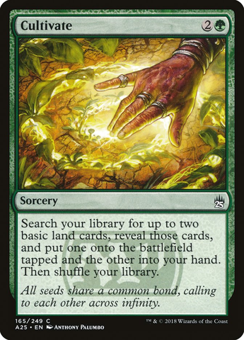 Magic the Gathering - Masters 25 - Cultivate