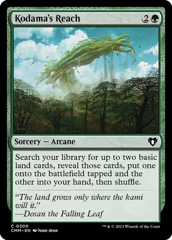 Magic the Gathering - Commander Masters - Kodama's Reach