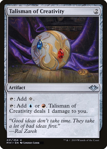 Magic the Gathering - Modern Horizons - Talisman of Creativity