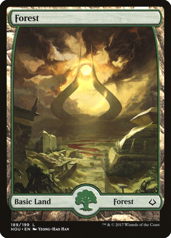 Magic the Gathering - Hour of Devastation - Forest (189)