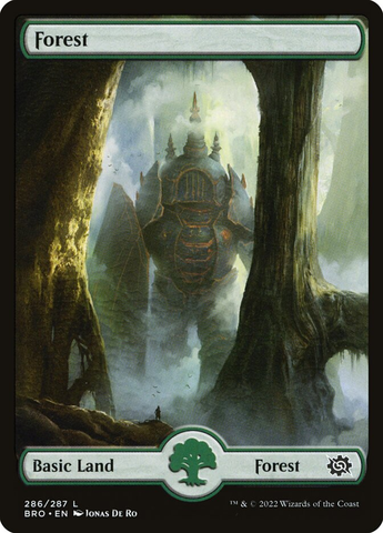 Magic the Gathering - The Brothers' War - Forest (286)